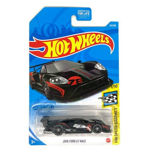 Hot Wheels 2016 Ford GT Race, HW Speed Graphics 1/10, 67/250