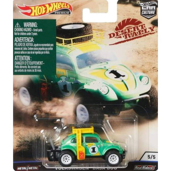 Hot Wheels 2019 Car Culture Desert Rally Off Road Volkswagen Baja Bug 1/64 Diecast Model Car
