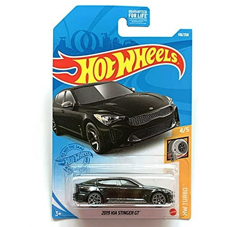 Hot Wheels 2019 Kia Stinger GT Black 2021 HW Turbo Walmart