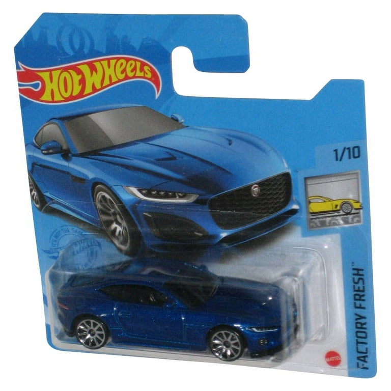Hot Wheels 2020 Jaguar F Type 2013 Factory Fresh Short Card Blue Toy Car 1 10