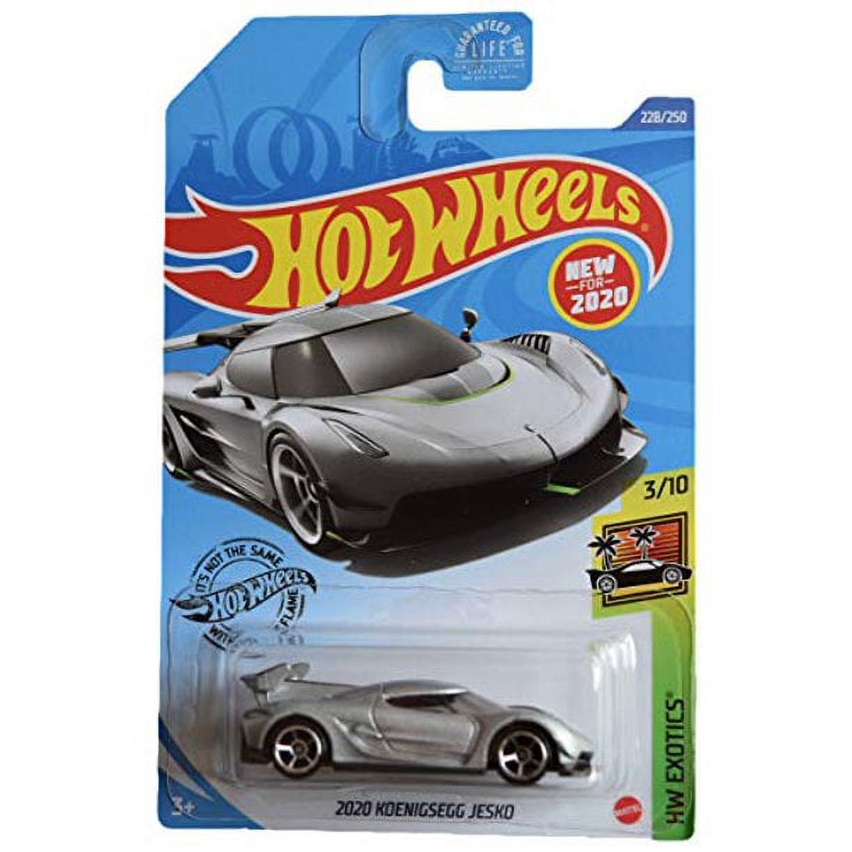 Hot Wheels 2020 Koenigsegg Jesko – Serie Exotics, Scala 1:64, Argento, Nuovo In Confezione