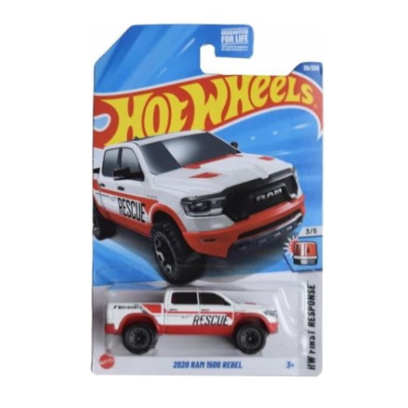 Hot Wheels 2020 Ram 1500 Rebel HW First Response New 2025