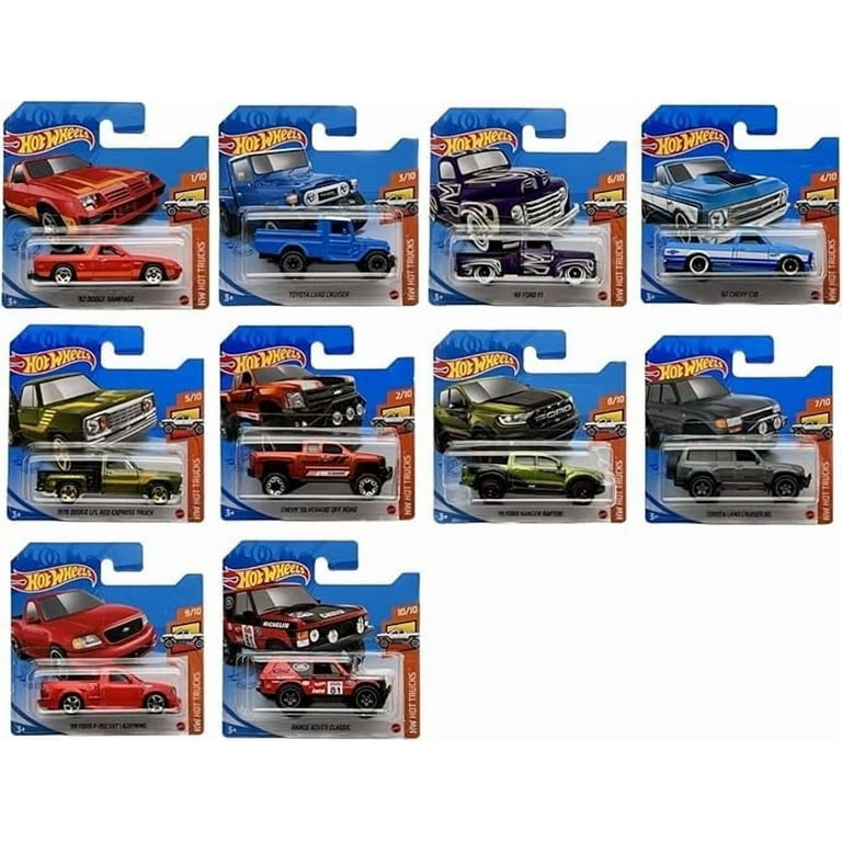 Hot Wheels 2021 Hot Trucks Complete Set of 10 Diecast Vehicles 1