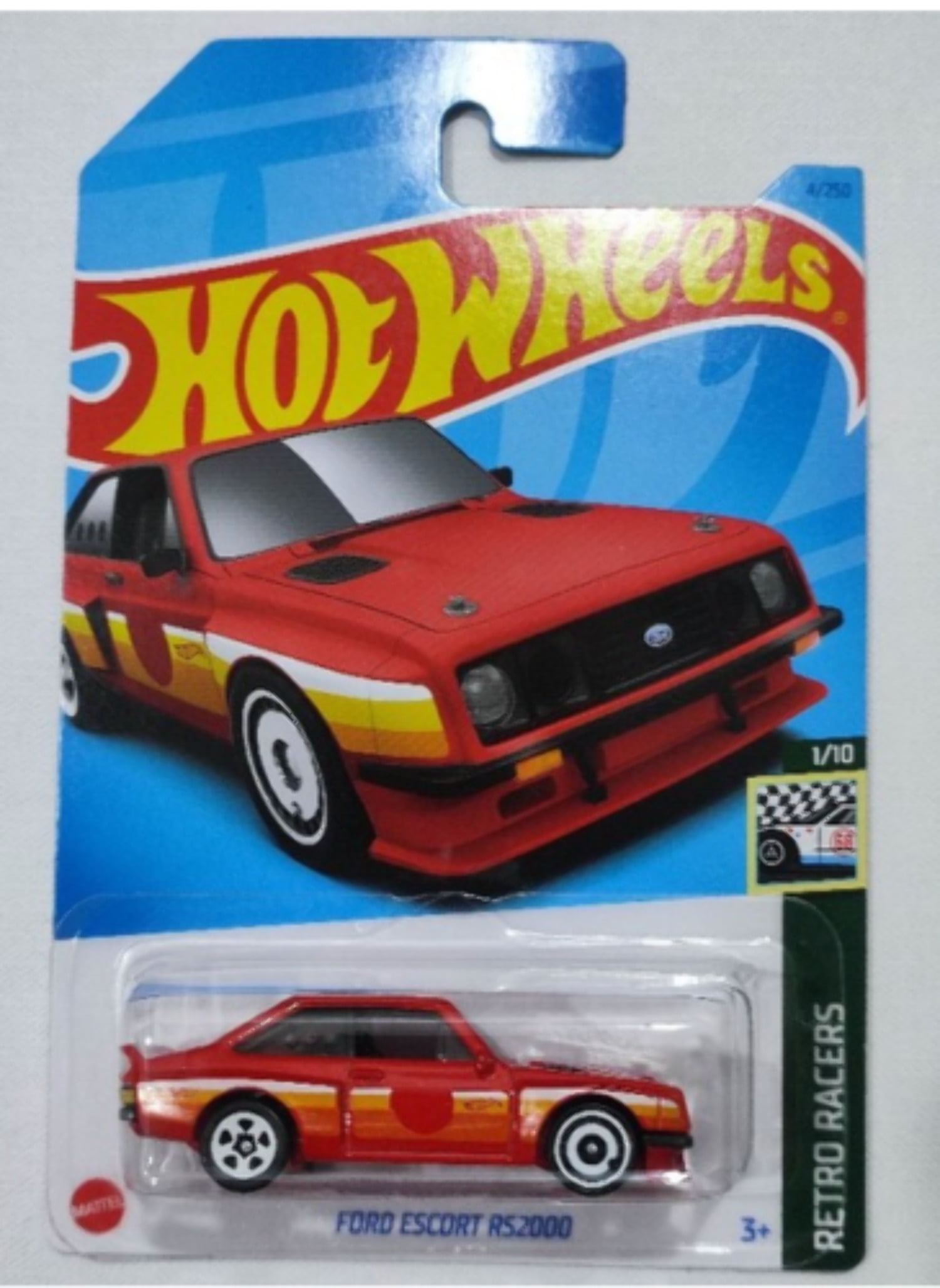 Hot Wheels Ford Escort RS2000 Retro Racers 1/10 004/250
