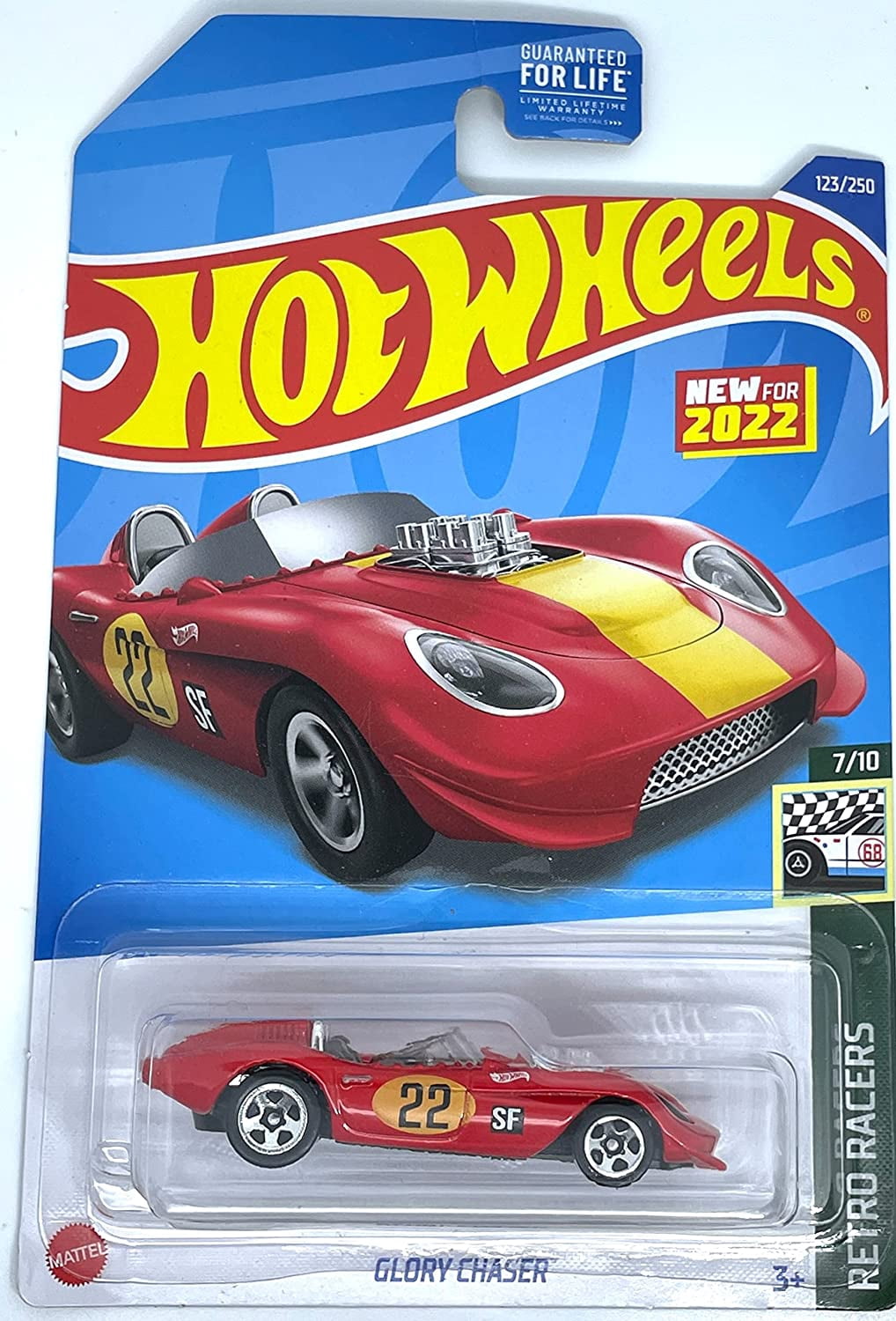 Hot Wheels Glory Chaser Retro Racers 7/10 123/250 - Walmart.com