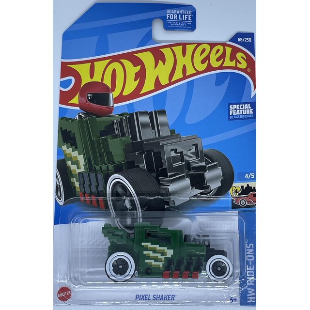 Hot Wheels 2022 Pixel Shaker Treasure Hunt Green HW Ride ons 4/