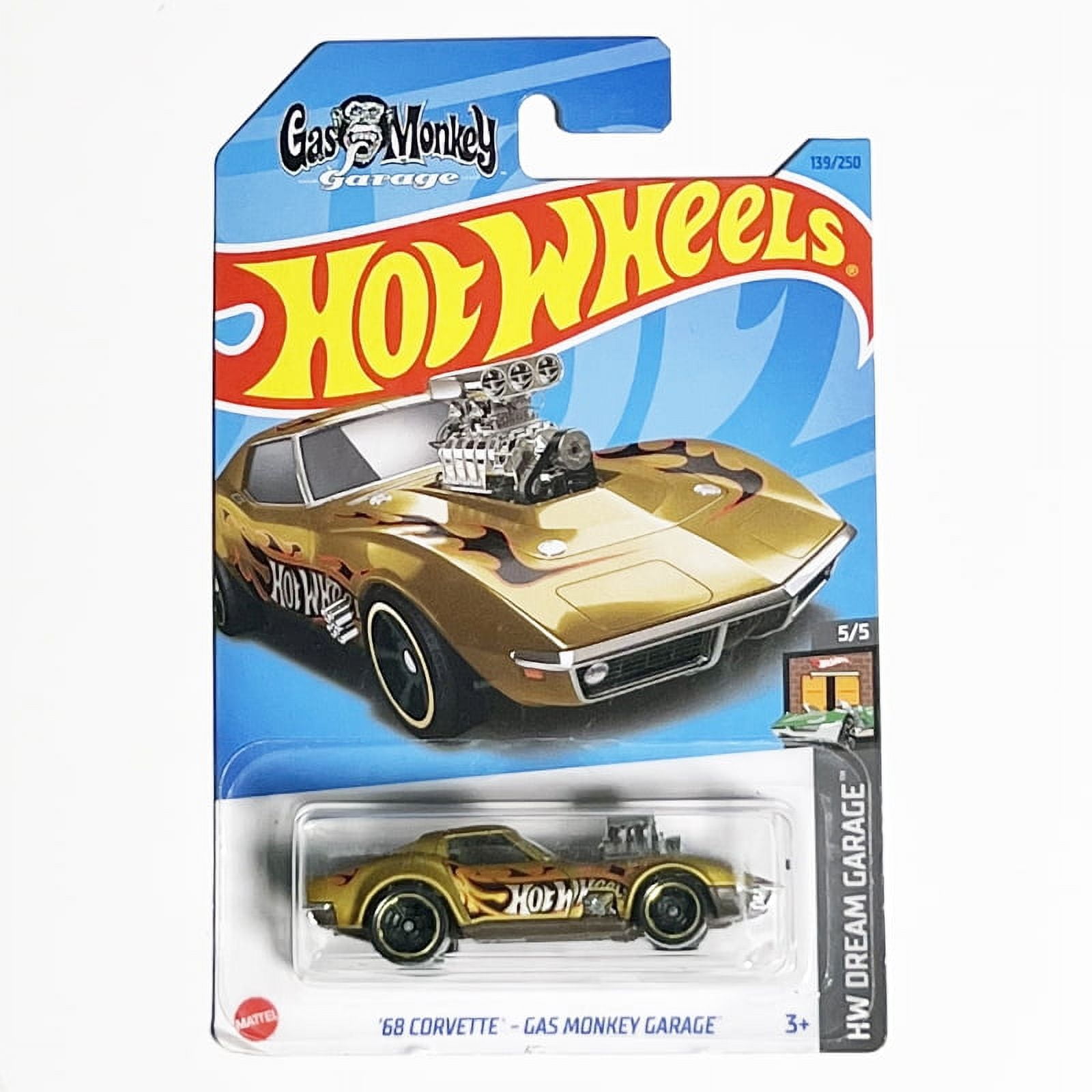 Mattel, Hot Wheels Gas Monkey Corvette Play Vehicle, 68 Corvette
