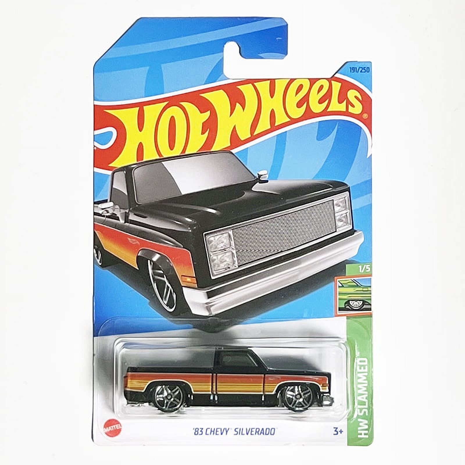 Hot Wheels 2023 83 Chevy Silverado Die-Cast Metal 1:64 Scale