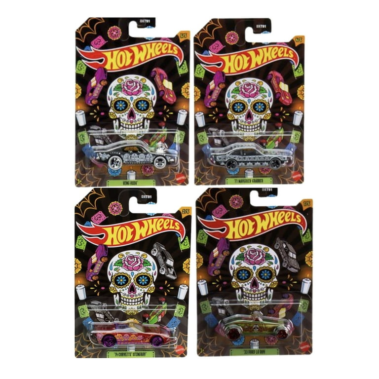 Hot Wheels 2023 Halloween Edition Toy Cars 4 Pack For Collectors Walmart