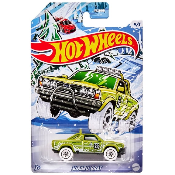 Hot Wheels 2023 Holiday Hot Rods Subaru Brat Diecast Cars