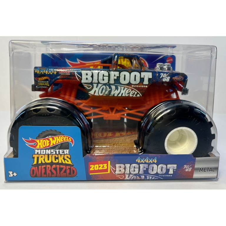 Hot Wheels 2023 Monster Trucks 1:24 Scale Bigfoot 4x4 - Walmart.com