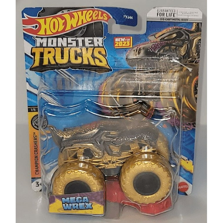  Hot Wheels Monster Trucks - MEGA WREX - Comic Book Crashers -  67/75-2022 : Toys & Games
