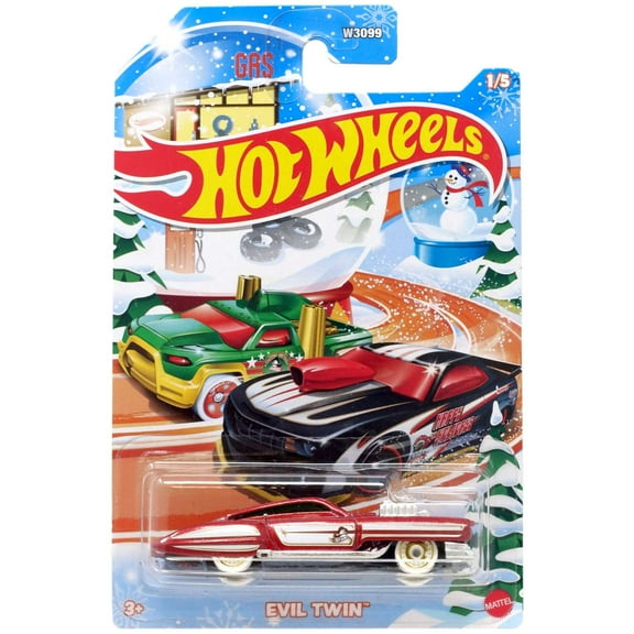 Hot Wheels 2024 Holiday Hot Rods Evil Twin Diecast Cars