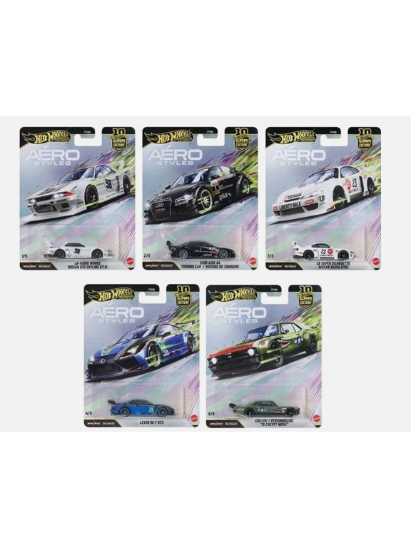 2026 Aero Styles Car Culture Complete Set Of 5 Cars