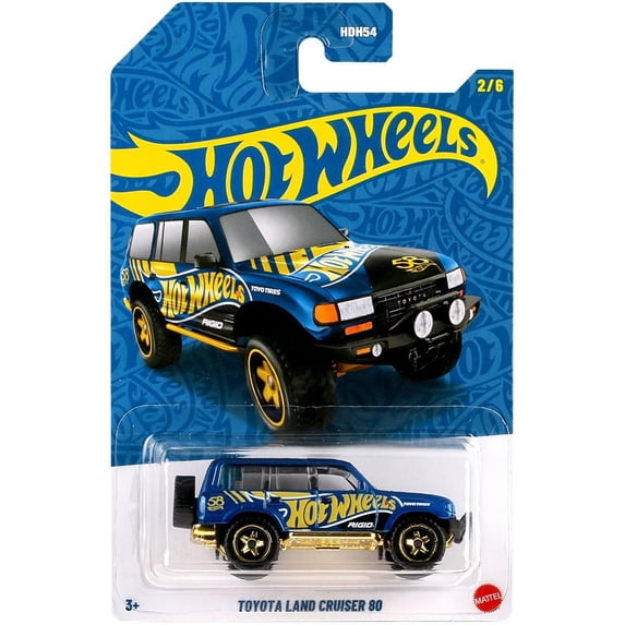 Hot Wheels 2026 Pearl and Chrome Toyota Land Cruiser 80 Diecast Car