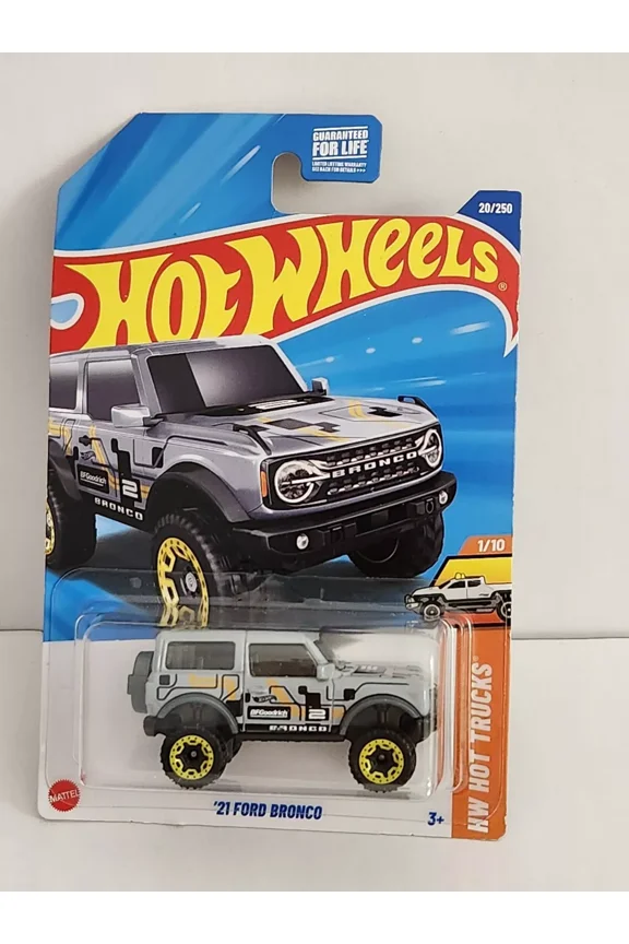 21 Ford Bronco Gray 20/250 2025 HW Hot Trucks
