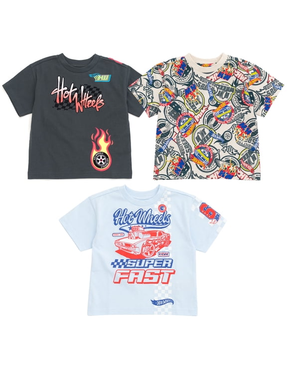3 Pack T-Shirts Toddler to Big Kid