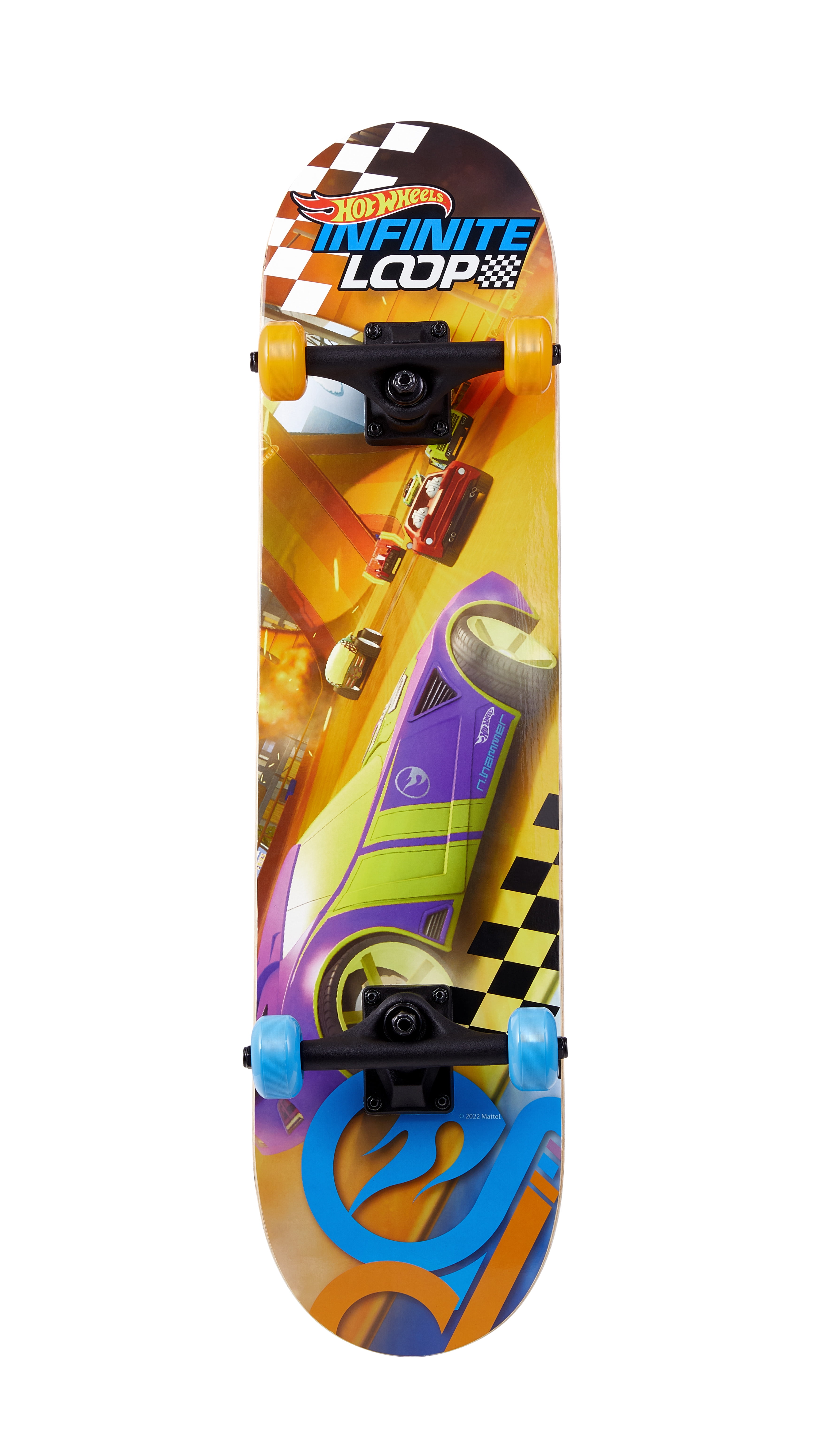 Hot Wheels 31" Complete Beginner Skateboard with 50mm x 30mm Colored