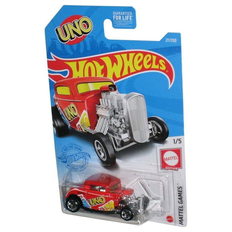 Hot Wheels '32 Ford Mattel Games 1/5 (2020) UNO Red Toy Car 27/250