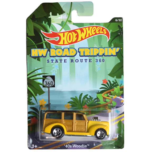 Hot Wheels '40s Woodie Road Trippin 6/32 [yellow/black top]