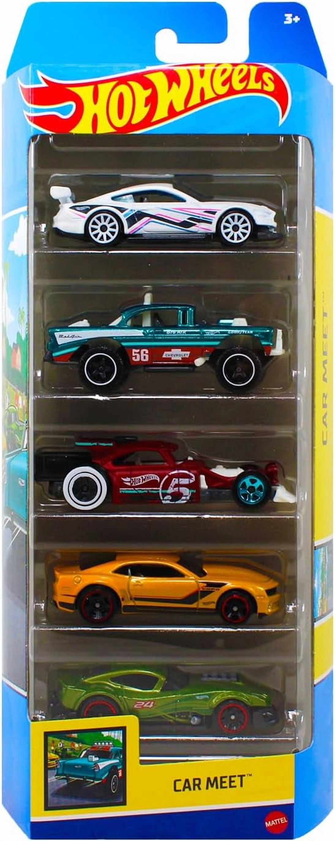 Hot Wheels 5 Pack Car Meet - Walmart.com
