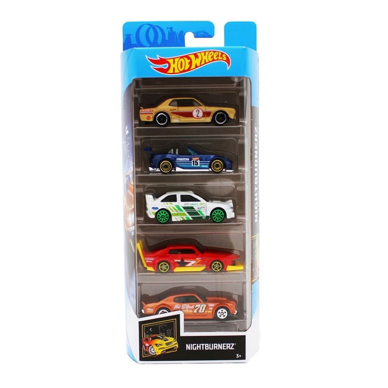 Carrinho Hot Wheels Kit 5 Carros Nightburnerz na Americanas Empresas