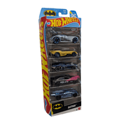 Hot Wheels 5 pack Batman Mr Freeze Penguin