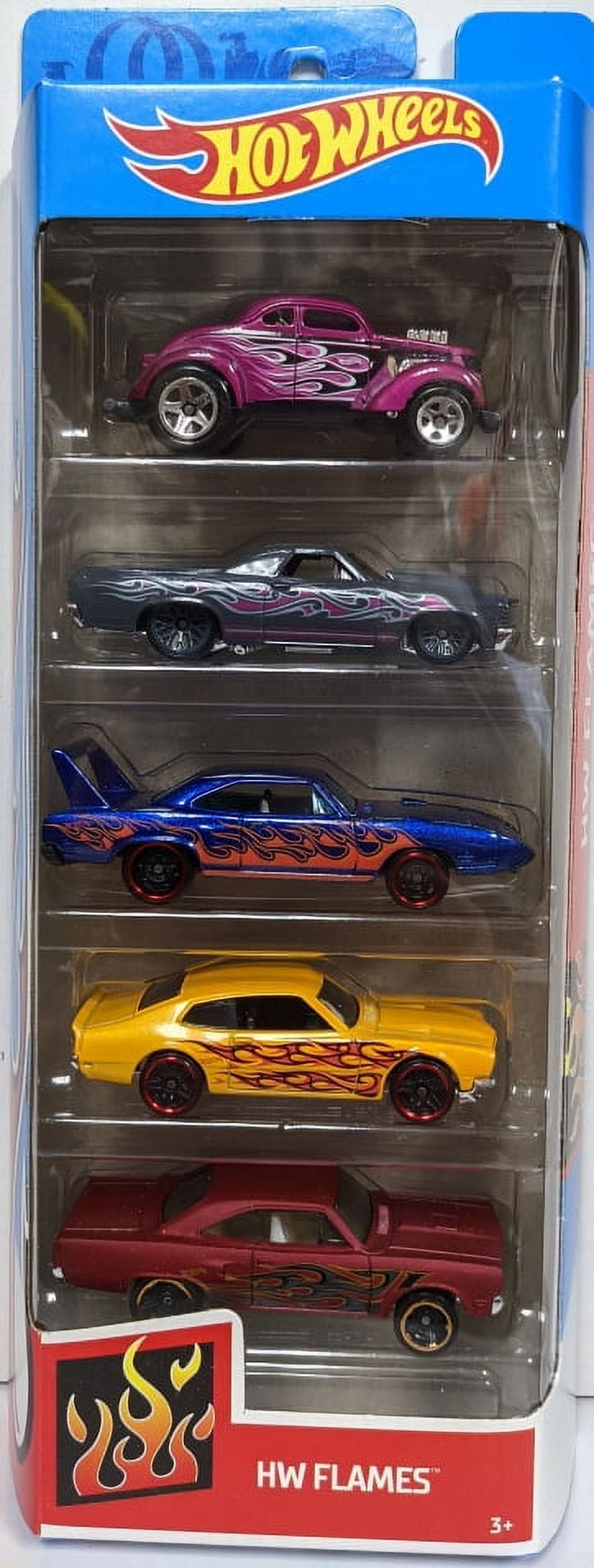 Carrinhos Hot Wheels Cartela Com 5 Hw Flames - Mattel em Promoção na  Americanas