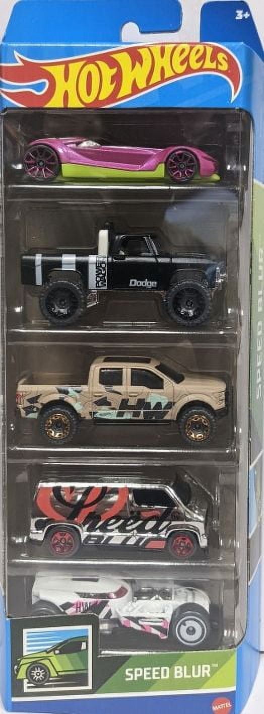 Hot Wheels 5 pack Speed Blur Walmart