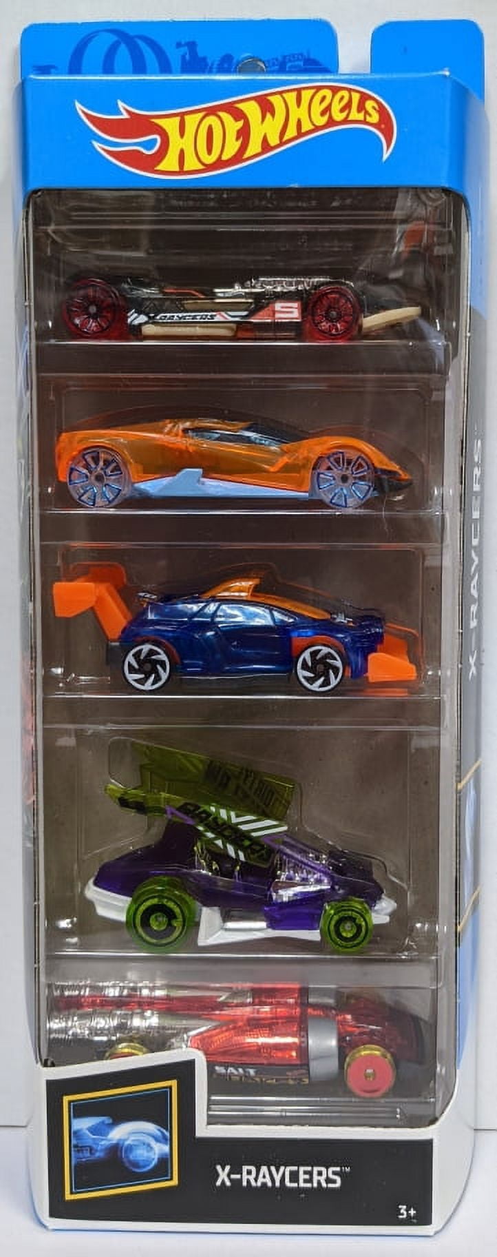 Hot Wheels Pacote com 5 carrinhos X-Raycers HFV81 - Mattel em Promoção na  Americanas