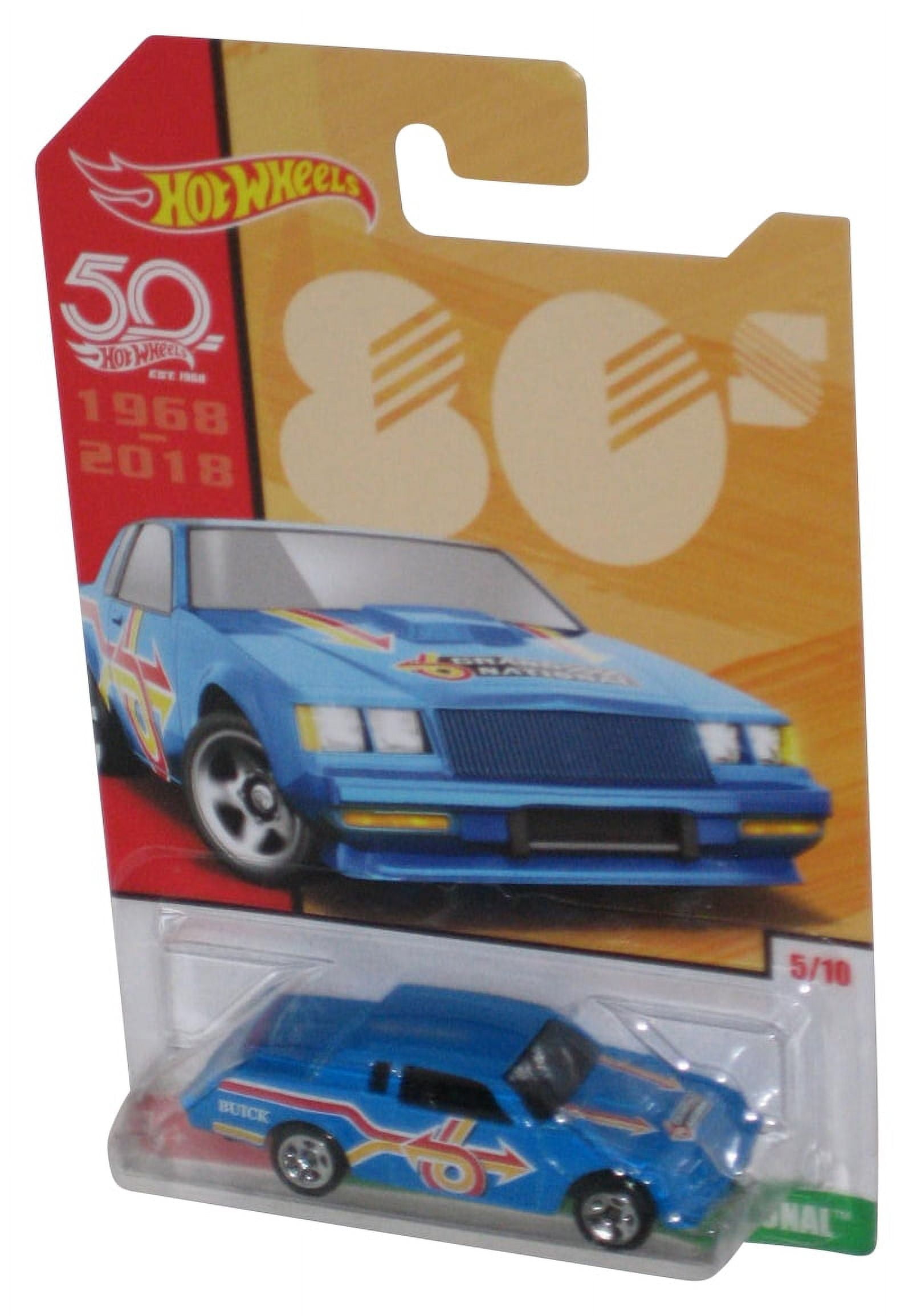 Hot Wheels 50th '80s (2017) Blue Buick Grand National Car 5/10