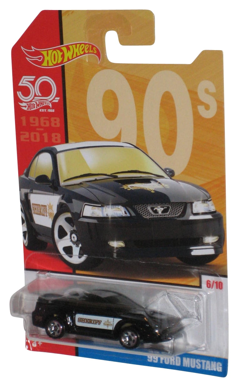 Hot Wheels Ford Mustang GT 50周年記念 Hot Wheels 50th Anniversary (2017) Black '99 Ford Mustang 90s Car