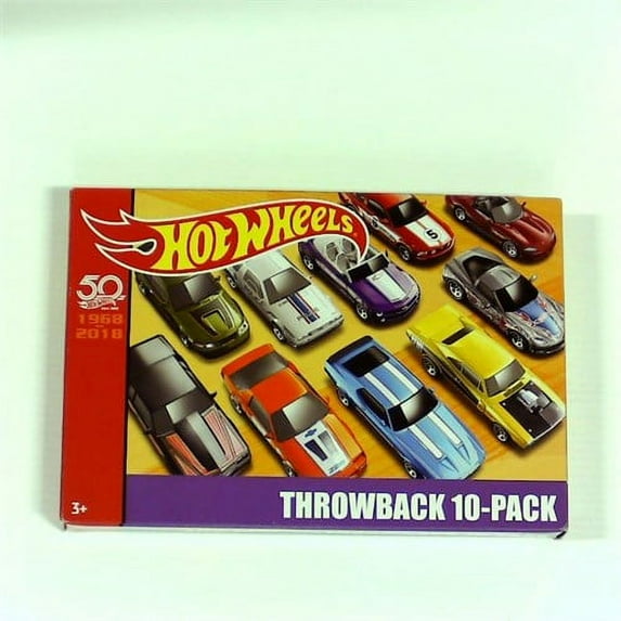 Hot Wheels 50th Anniversary Throwback 10pk