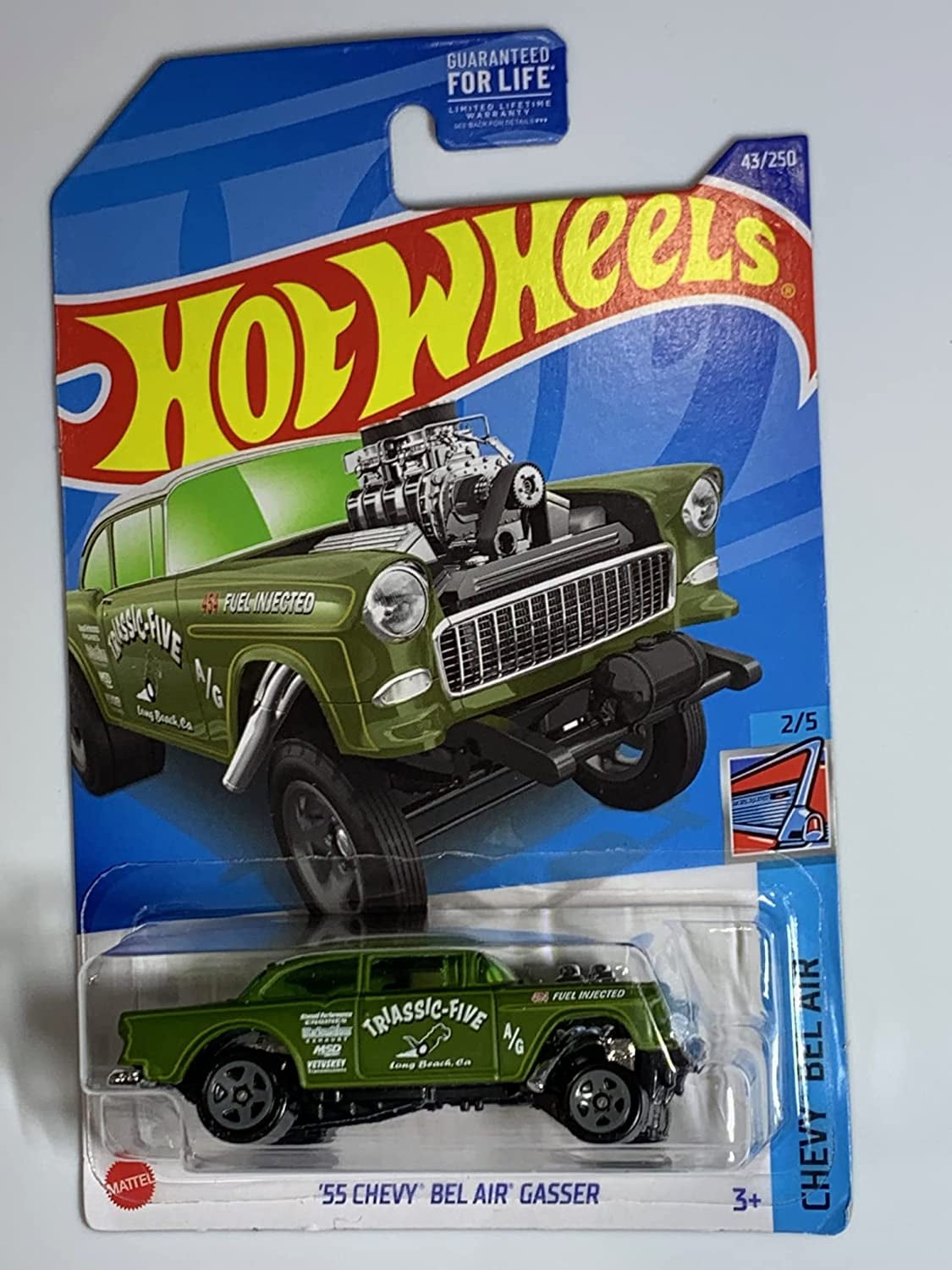 Hot Wheels '55 Chevy Bel Air Gasser (Green) 2022 Chevy Bel Air