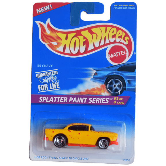 Hot Wheels '55 Chevy Splatter Paint Series 3/4