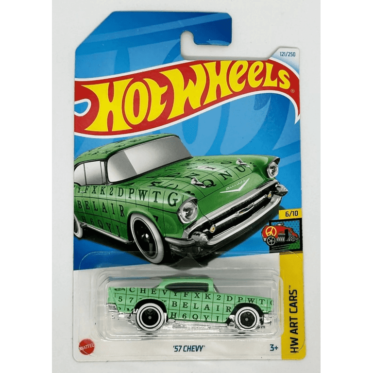 Hot Wheels 57 Chevy 121 250 HW Art Cars 6 10 Walmart