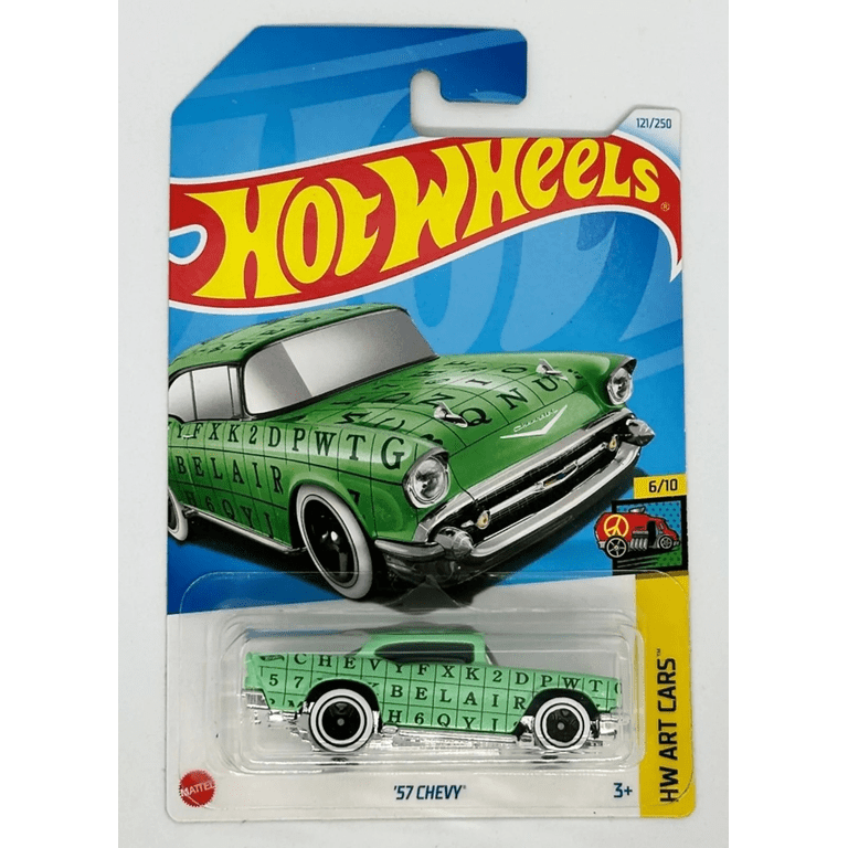 Hot Wheels '57 Chevy 121/250 HW Art Cars 6/10 - Walmart.com