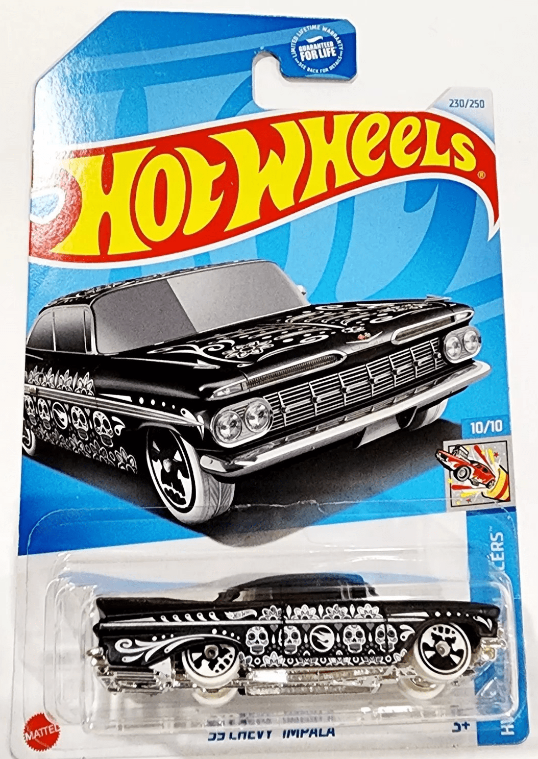 Hot Wheels 59 Chevy Impala Black, Treasure Hunt HW Celebration