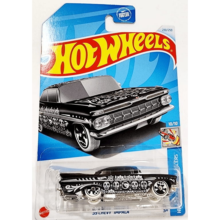 Hot Wheels 59 Chevy Impala Black, Treasure Hunt HW Celebration