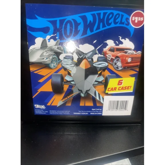 Hot Wheels 6 Car Travel Storage Case (Lot of 1 Plus 6 Cars). Random Case/Cars.