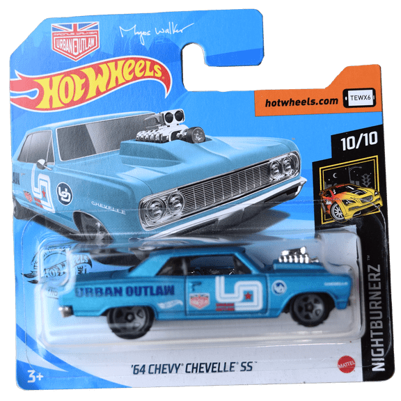 Hot Wheels '64 Chevy Chevelle SS Nightburnerz 10/10 short card