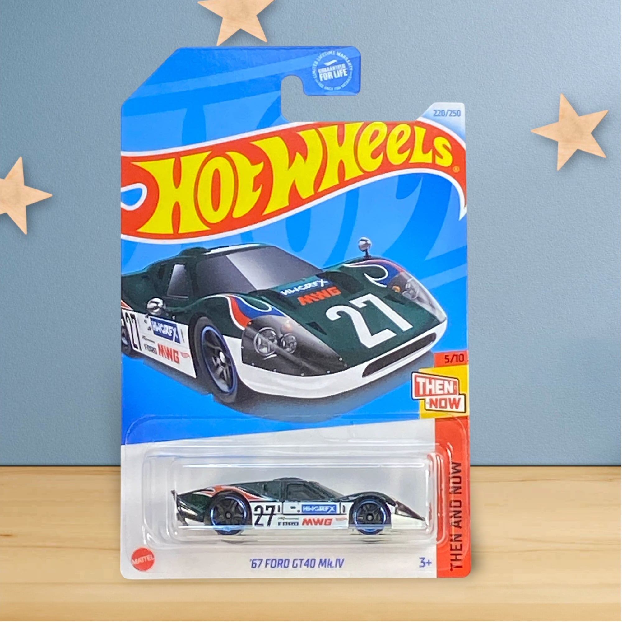 Hot Wheels '67 Ford GT40 Mk.IV Green Then and Now 5/10 - Walmart.com