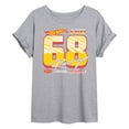 thumbnail image 1 of Hot Wheels - 68 Racing Jersey - Juniors Oversized Graphic T-Shirt, 1 of 4