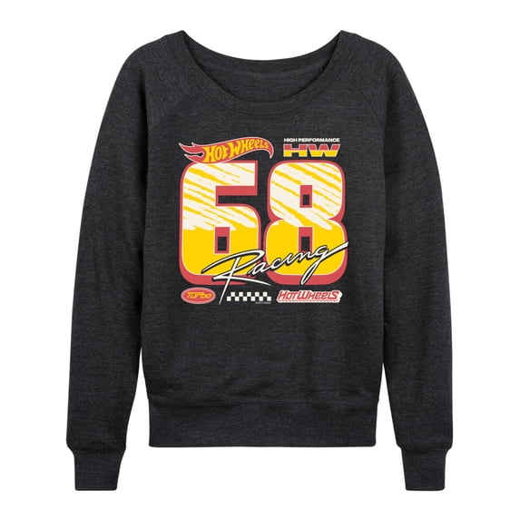 Hot Wheels - 68 Racing Jersey - Women's French Terry Long Sleeve Pullover