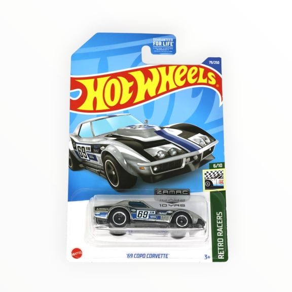 Hot Wheels '69 COPO Corvette 79/250 - ZAMAC - 2022 Mainline