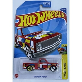 Hot Wheels '69 Chevy Pickup Red HW Art Cars 4/10 108/250