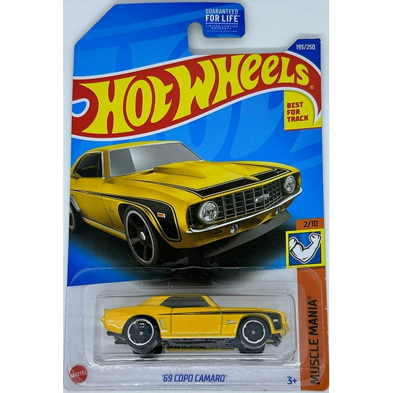 Hot Wheels '69 Copo Camaro (Yellow) 2022 Muscle Mania