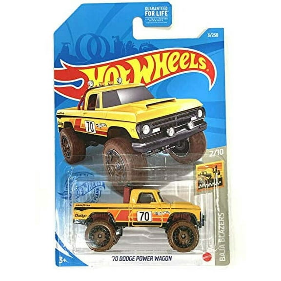Hot Wheels '70 Dodge Power Wagon (Gold) 2021 Baja Blazers