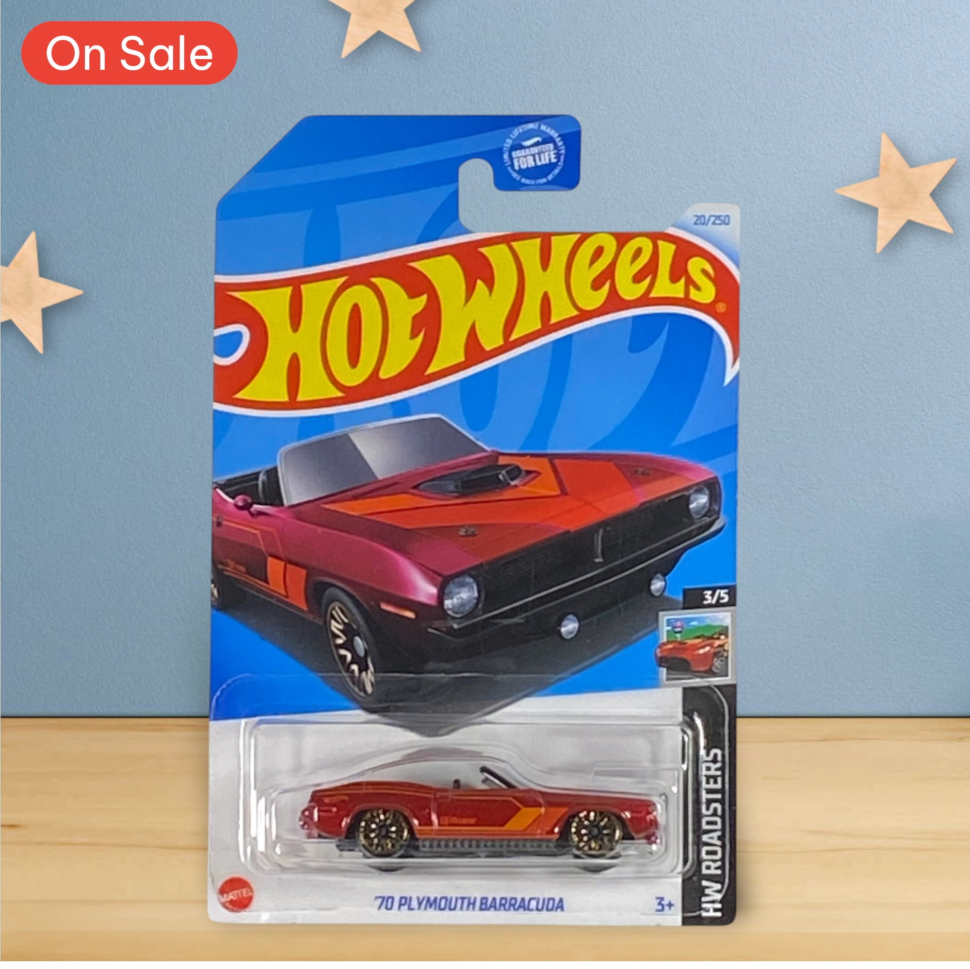 Hot Wheels 70 Plymouth Barracuda 20/250 HW Roadsters 3/5