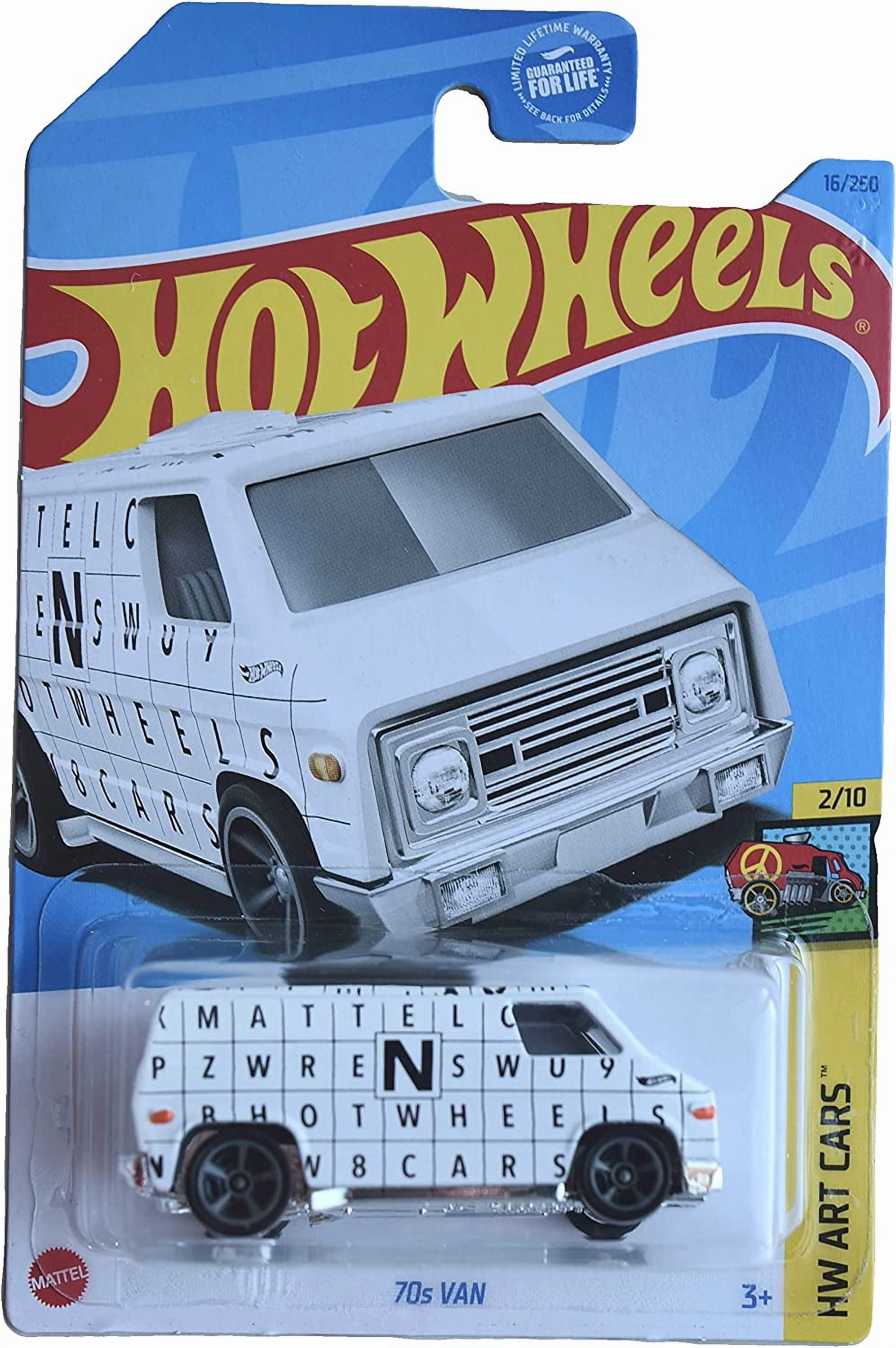 Hot Wheels 70s Van (White) 2023 HW Art Cars